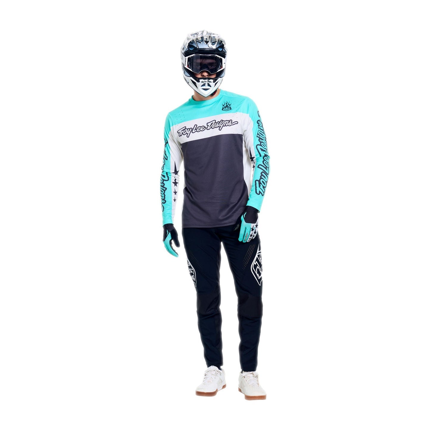 TROY LEE DESIGNS SPRINT PRO YO MOTO pitkähihainen trikoo Musta/Sininen