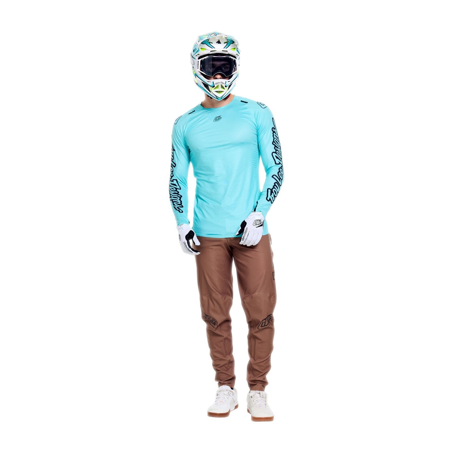 TROY LEE DESIGNS SPRINT ULTRA MONO pitkähihainen trikoo turkoosi