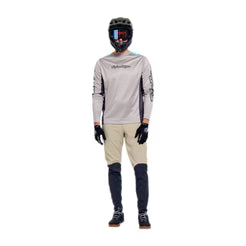 TROY LEE DESIGNS STAGE SIGNATURE Jersey pitkähihainen vaalean harmaa