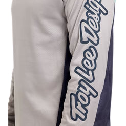 TROY LEE DESIGNS STAGE SIGNATURE Jersey pitkähihainen vaalean harmaa