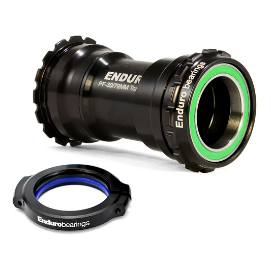 ENDURO BEARINGS TorqTite BBright Alatukivarsi 30mm akseli Ruostumaton teräs Musta