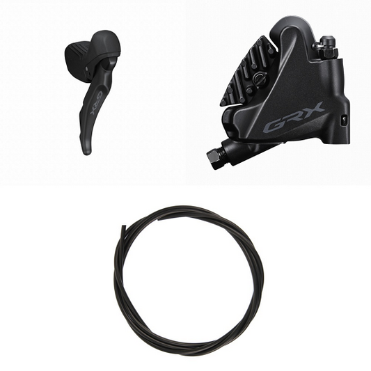 Oikea Vipu ja Takajarru SHIMANO GRX ST-RX610 + BR-RX400 Flat Mount 12V
