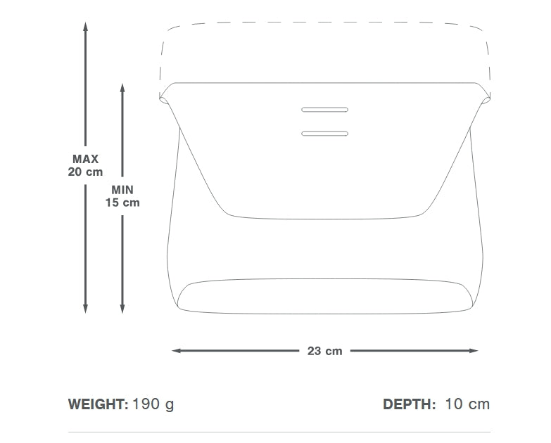 Ohjaustankolaukku APIDURA RACING HANDLEBAR PACK 2 L Musta