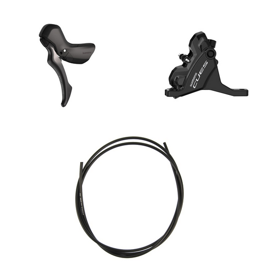SHIMANO CUES U6030 Mono Flatmount Discless vasen vipu ja etusatula