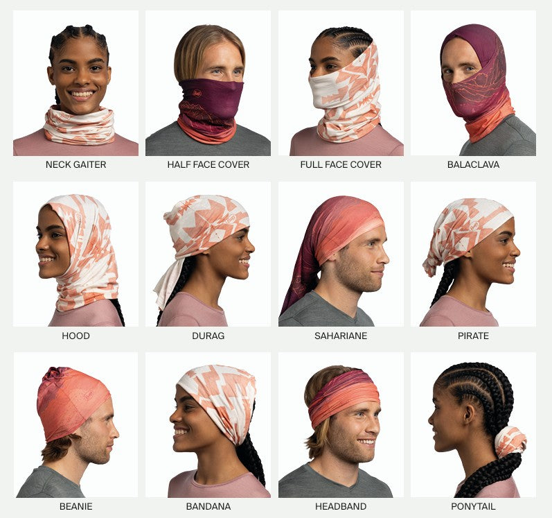 BUFF ORIGINAL ECOSTRETCH Choker Nedre Musta
