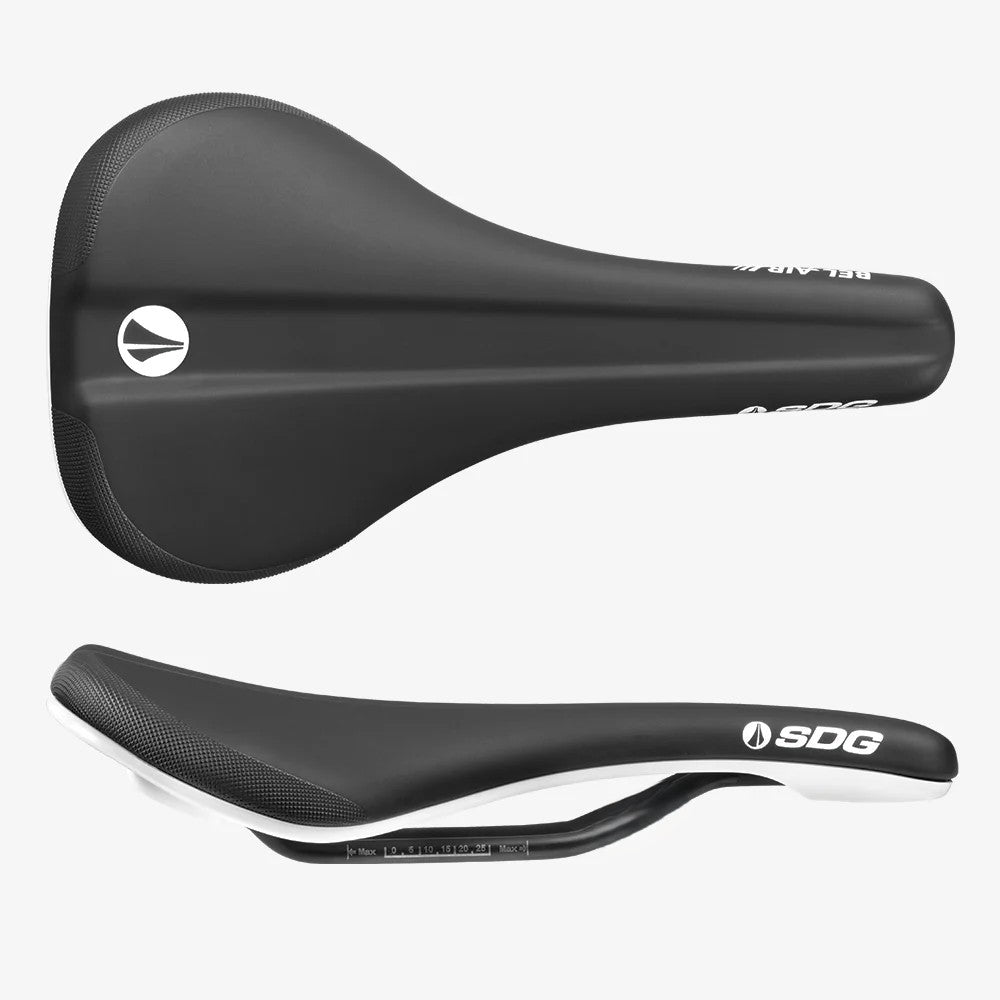 SDG BEL-AIR V3 Teräskiskot Satula Musta/Valkoinen