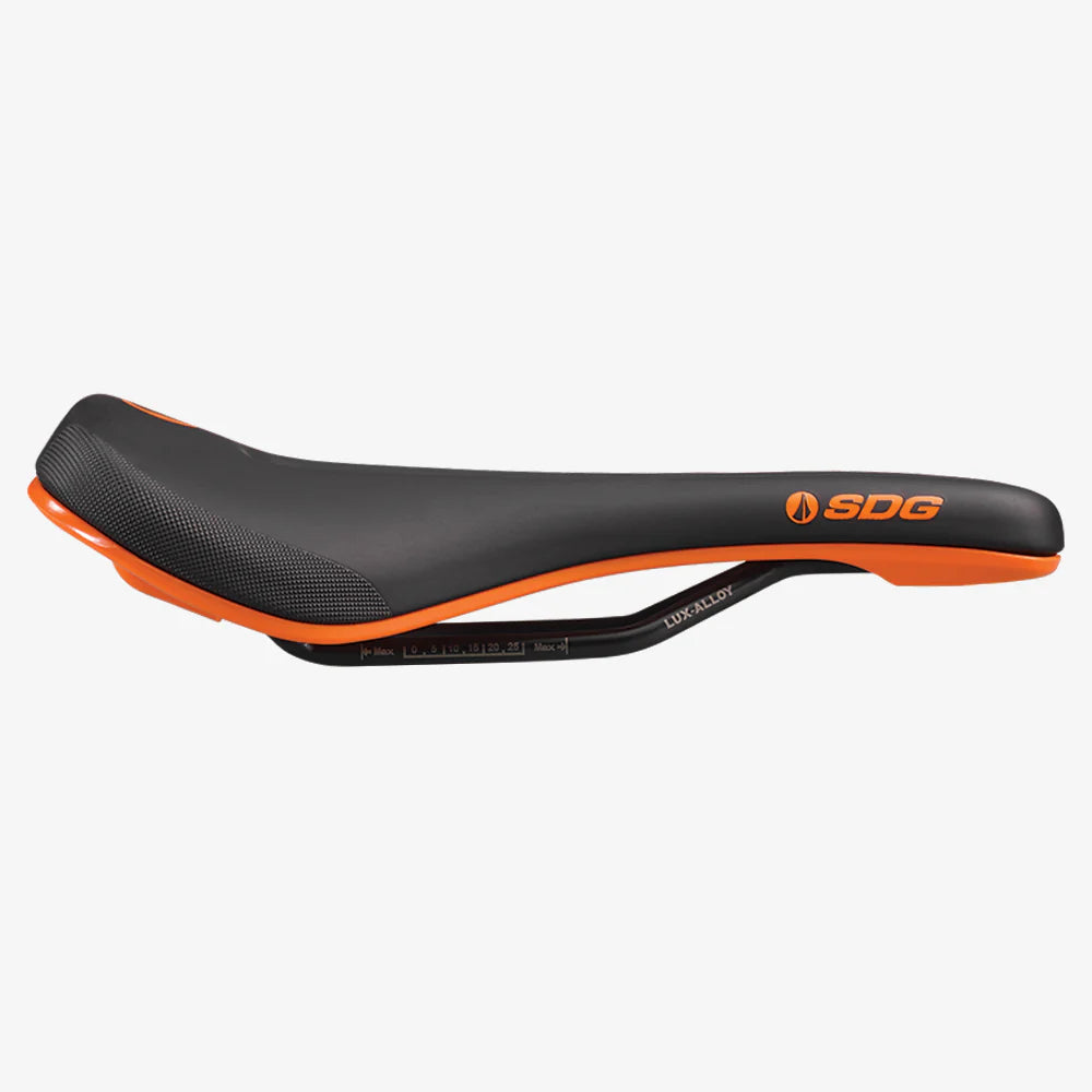 SDG BEL-AIR V3 MAX Rails Lux-Alloy Satula Musta/Orange