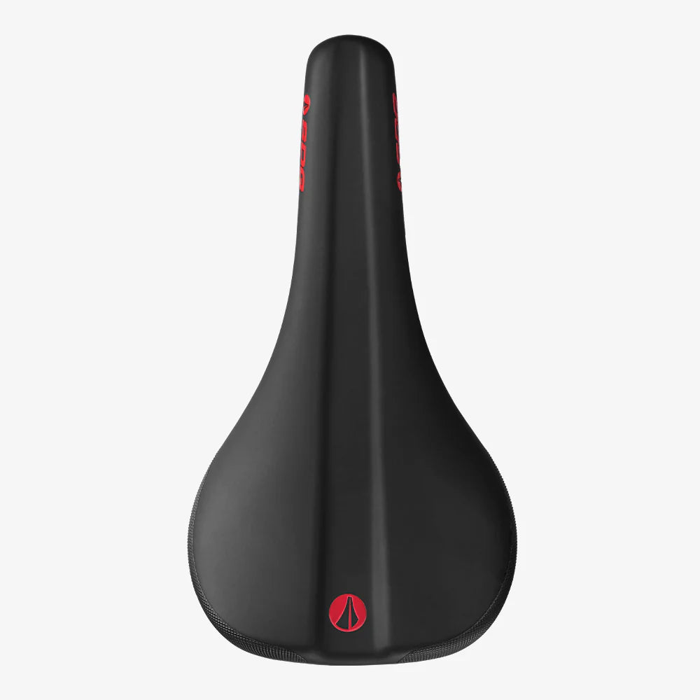 SDG BEL-AIR V3 Rails Lux Alloy -satula musta/punainen