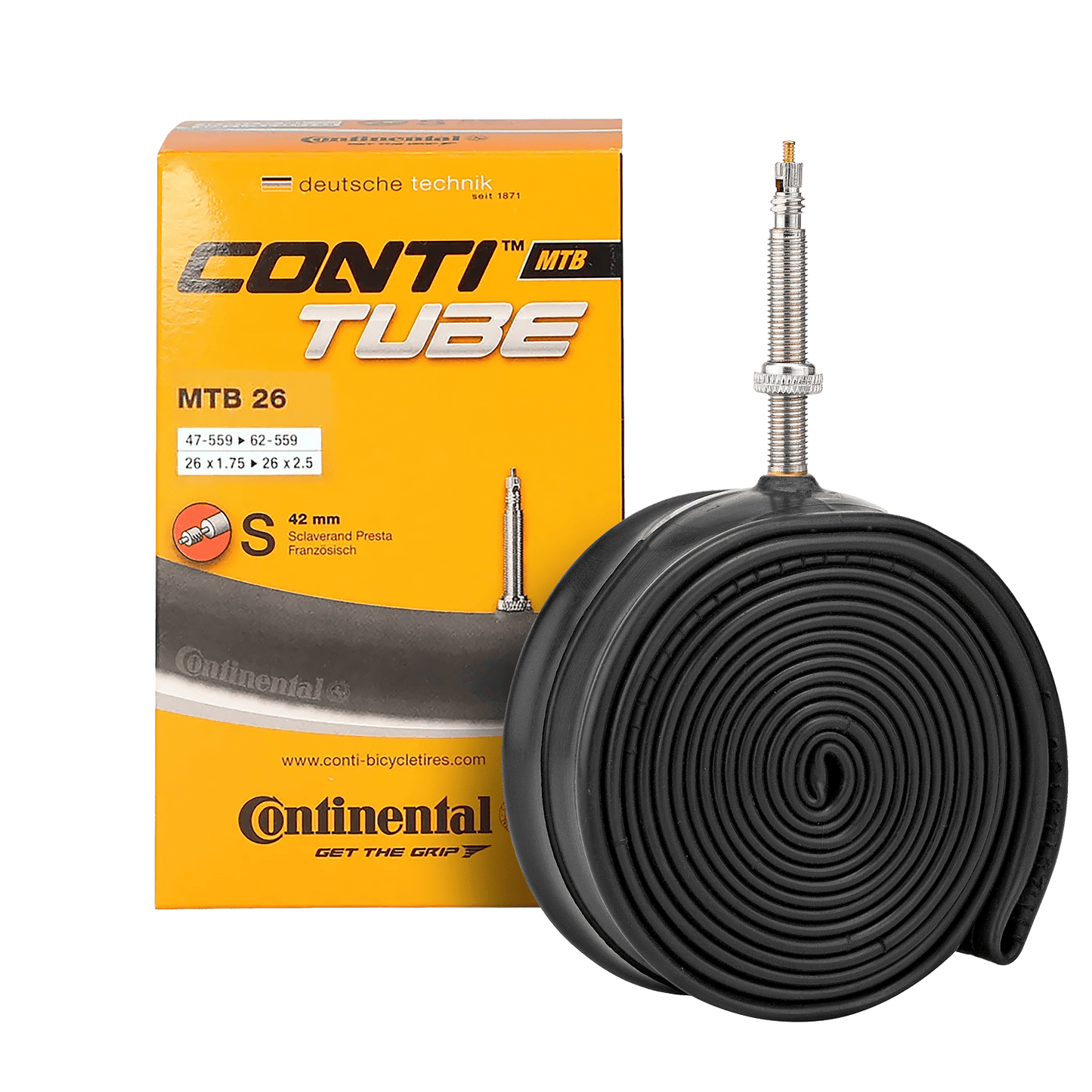 CONTINENTAL 26x1.75-2.5 Presta 42mm sisäputki