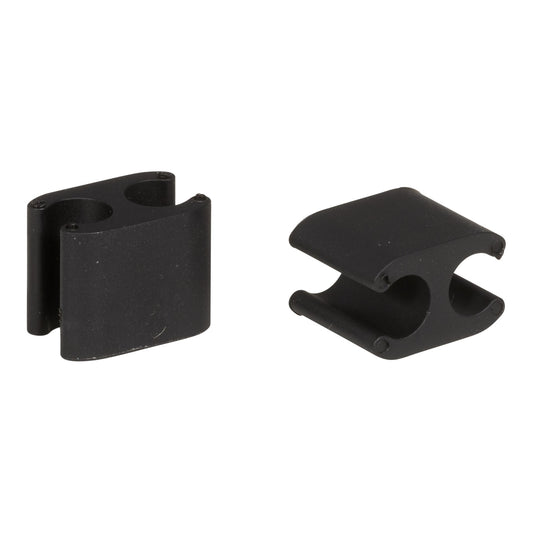10 kpl ELVEDES-kaapeleiden klipsit Duo Musta 5mm/2.5mm DI2 -paketti
