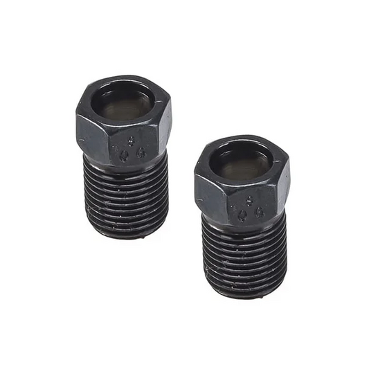 2 kpl ELVEDES M8x0.75 puristusmutterit 5 mm:n letkulle.