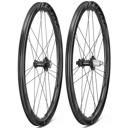 Pari CAMPAGNOLO SHAMAL DUAL PROFIILI CARBON C23 Tubeless Ready pyörät (keskuslukko)