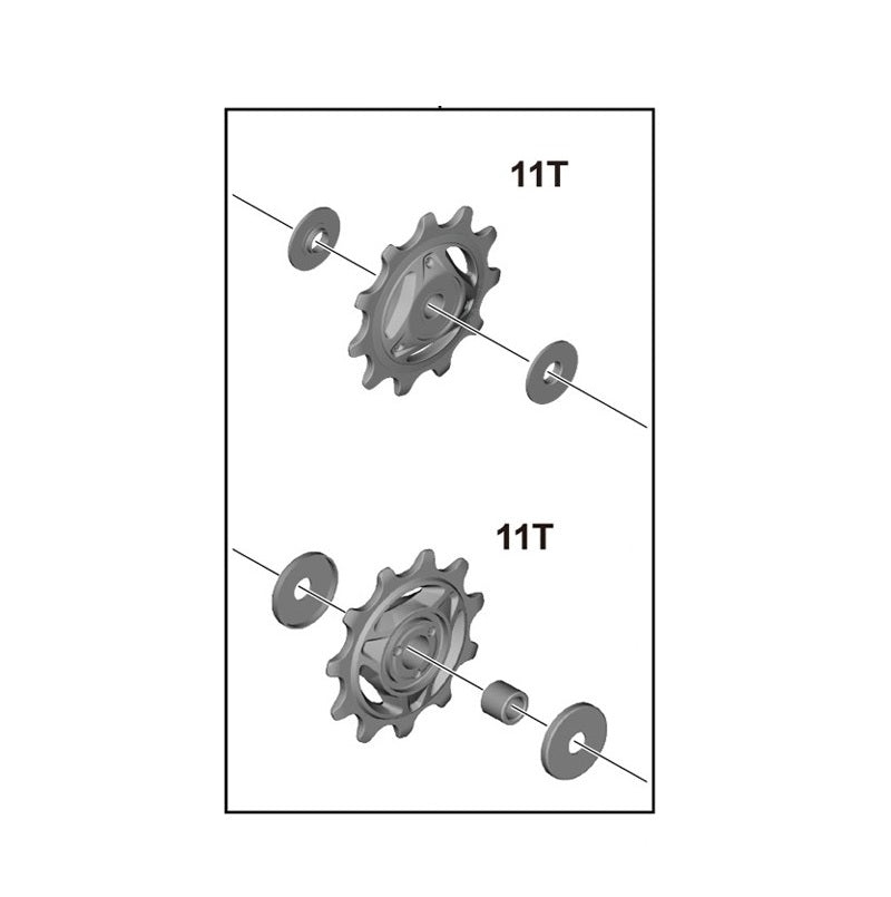 Vaihteen hihnapyörät SHIMANO RD-R7100/R7150