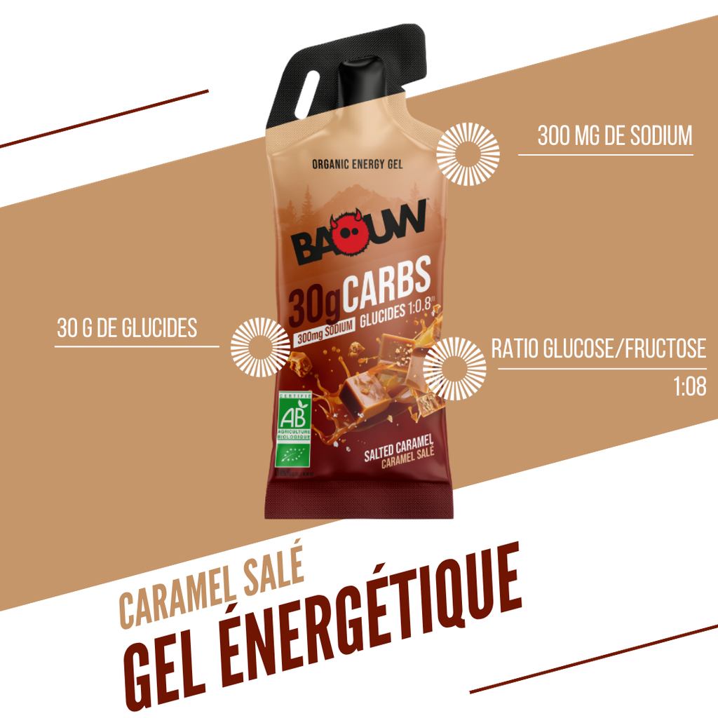 BAOW (44g) Sitruuna/Suolainen Karamelli -energiageeli