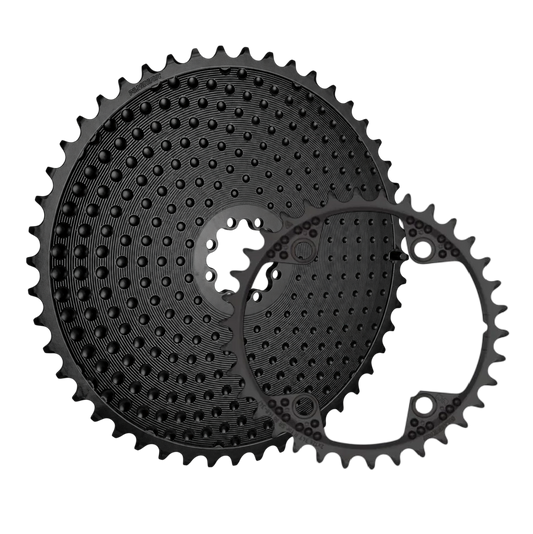ALUGEAR AERO 12V -eturataspari SRAMille, 8 reikää, musta