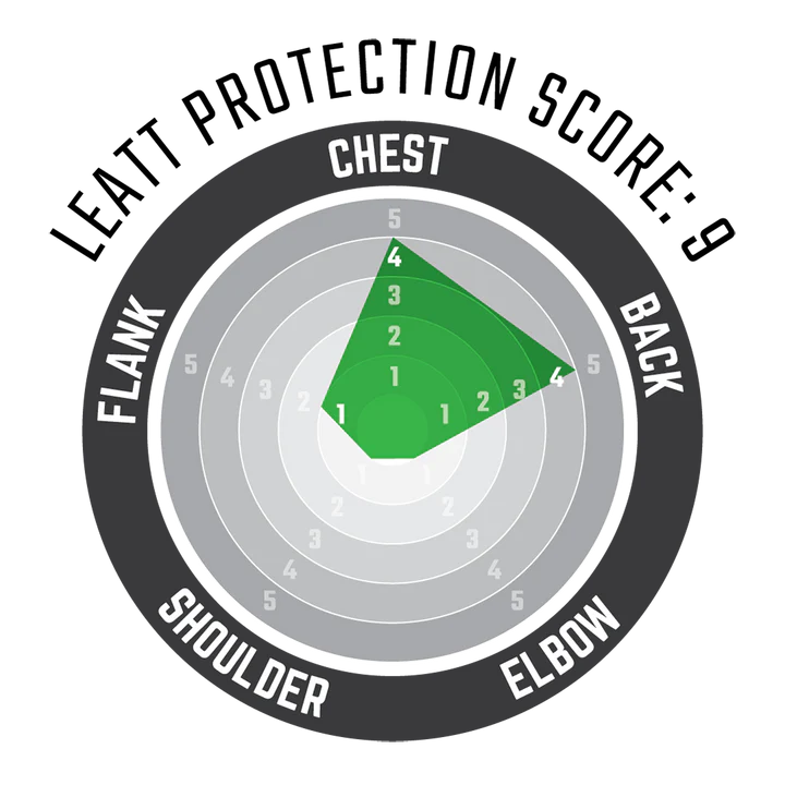 LEATT REAFLEX Naisten suojaava rintalappu Musta