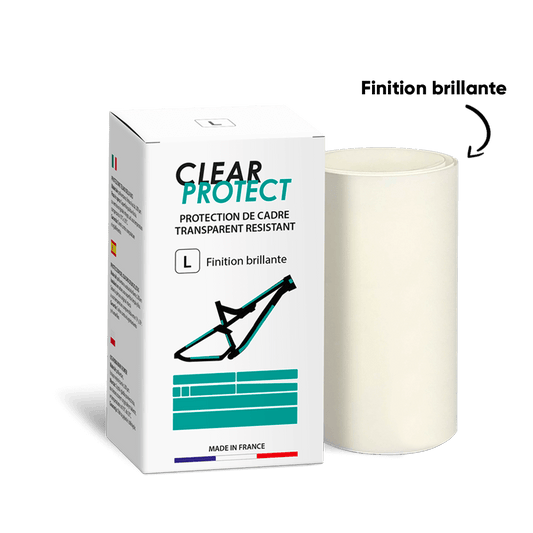 CLEARPROTECT PACK L Kiiltävä liimapuitteinen kehyssuojain