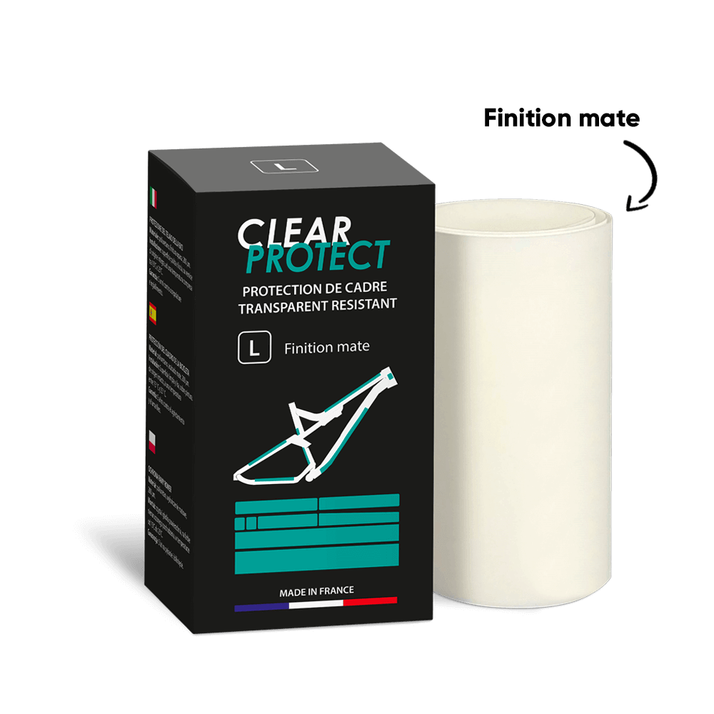 Liimattu kehyssuoja CLEARPROTECT PACK L Mattainen