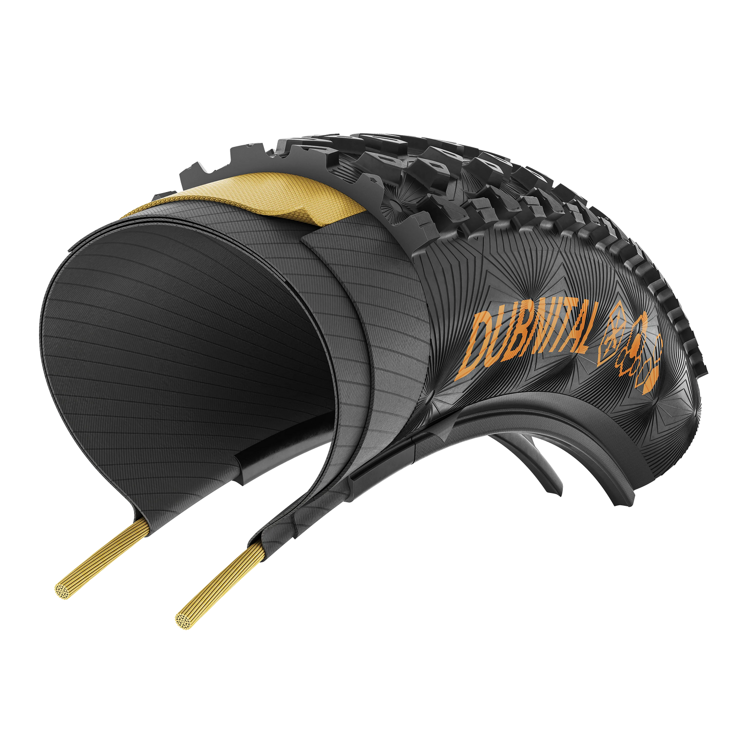 CONTINENTAL DUBNITAL Trail Rapid 29x2.20 Tubeless Ready Soft Musta rengas