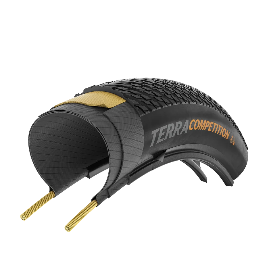CONTINENTAL TERRA COMPETITION TRAIL GRIP 700x45c Tubeless Ready Musta rengas