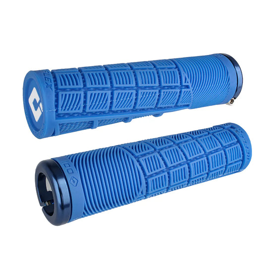 ODI REFLEX XL Lock-on Grips 135 mm sininen