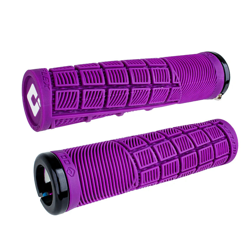 ODI REFLEX V2.1 Lock-on kahvat 135 mm Violetti
