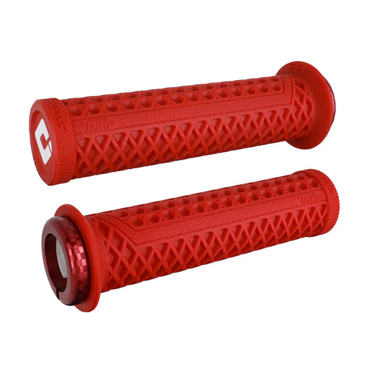 ODI VANS V2.1 Lock-On kahvat 135 mm punainen