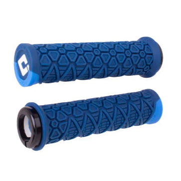 ODI VANQUISH Lock-On kahvat 135 mm sininen