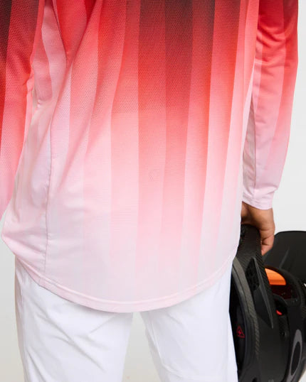 DHARCO RACE PRISM pitkähihainen trikoo punainen