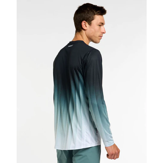 DHARCO RACE MIDNIGHT PRISM pitkähihainen Jersey vihreä