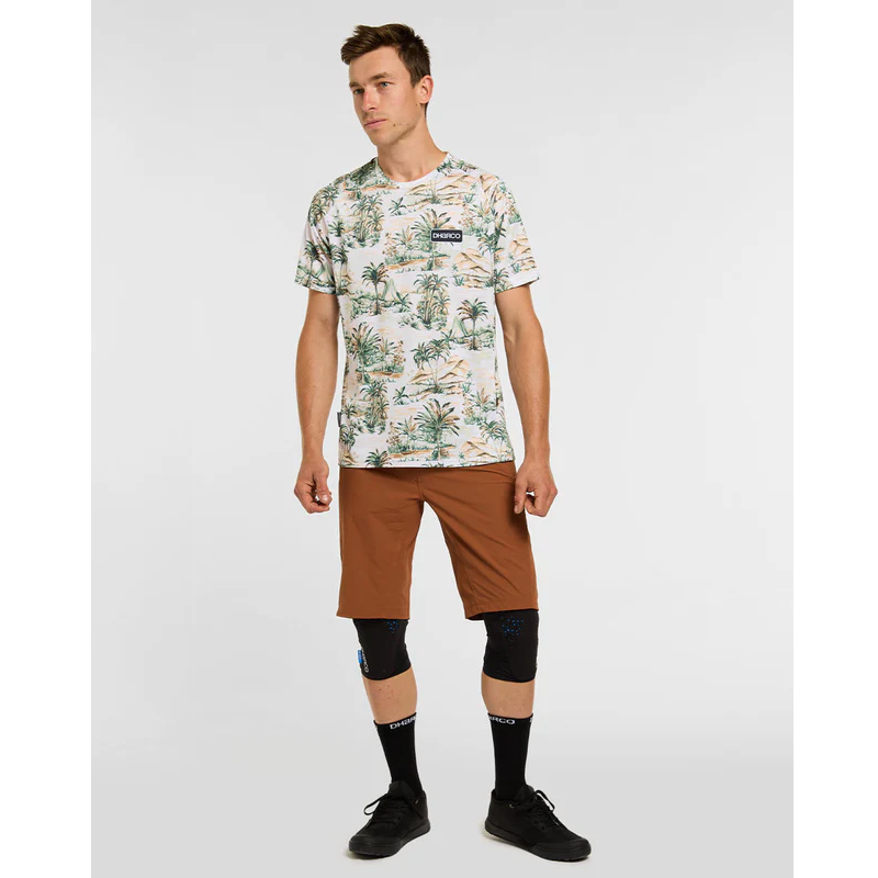 DHARCO LOST Lyhythihainen Jersey Beige/vihreä