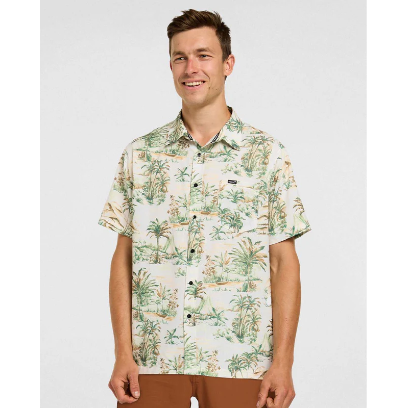 DHARCO TECH LOST lyhythihainen paita Beige/Khaki