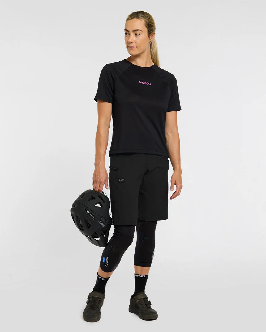 Naisten DHARCO TRAIL shortsit Musta