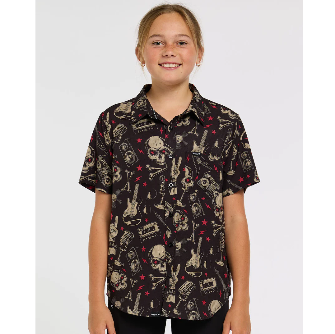 Tekninen paita DHARCO TECH PARTY ROCKNROLLA Junior Musta Musta