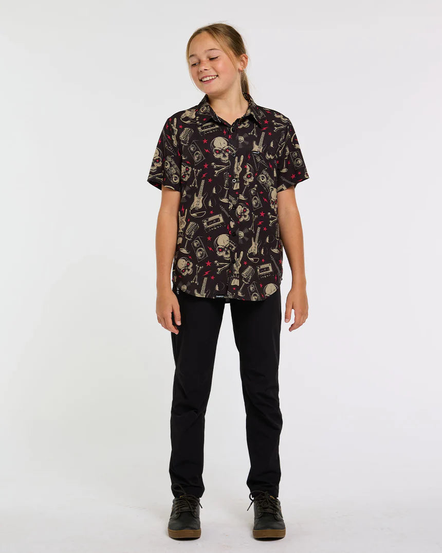 Tekninen paita DHARCO TECH PARTY ROCKNROLLA Junior Musta Musta