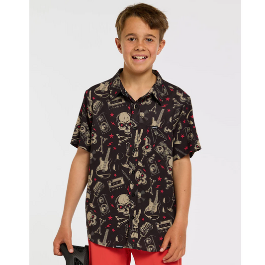 Tekninen paita DHARCO TECH PARTY ROCKNROLLA Junior Musta Musta