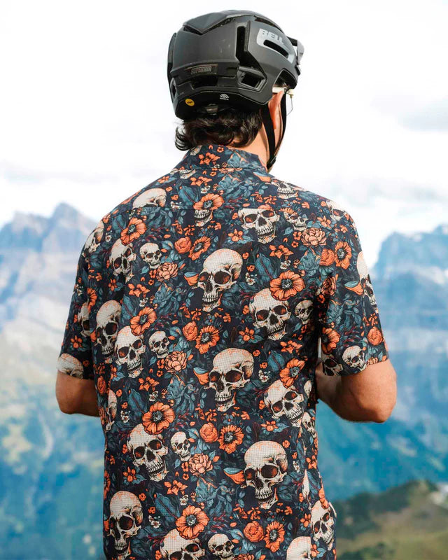 DHARCO TECH SKULLDUGGERY Lyhythihainen paita Sininen