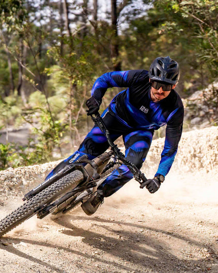 DHARCO RACE VORTEX pitkähihainen trikoo musta/violetti