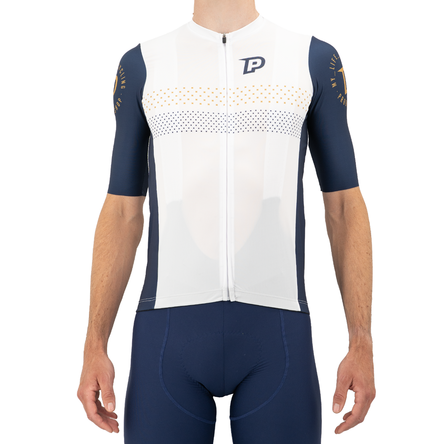 PROBIKESHOP lyhythihainen trikoo Navy/White