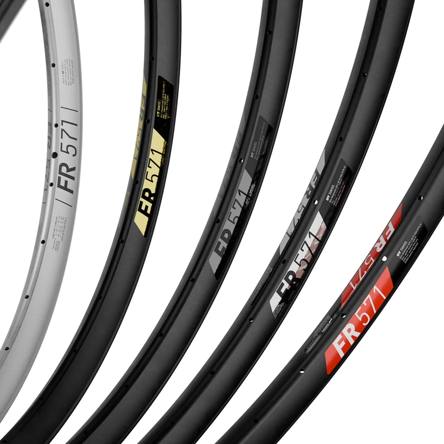 DT SWISS FR 571 27.5'' 30 mm vanne musta