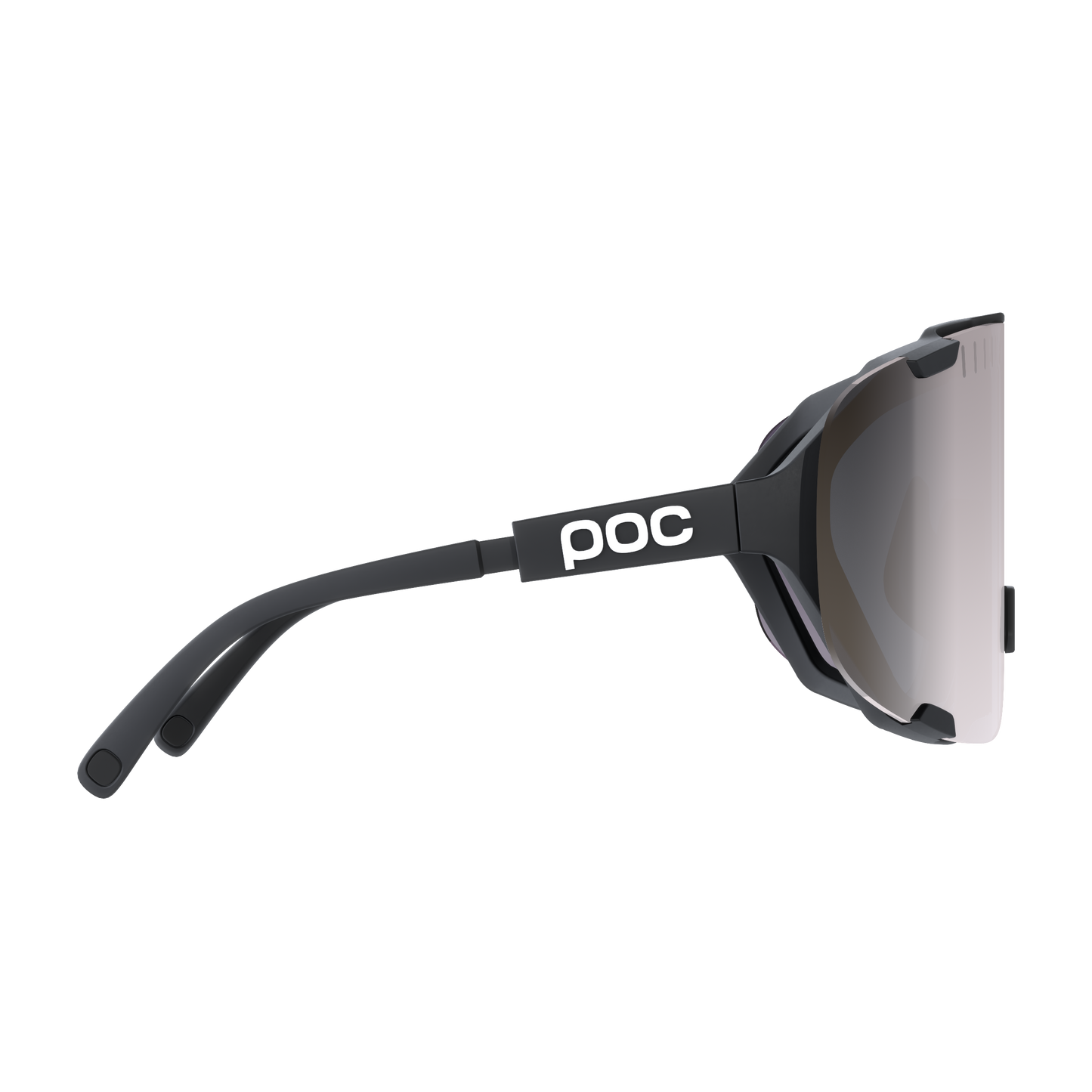 POC DEVOUR WF + suojalasit musta/selkeys Road/ aurinkoinen hopea