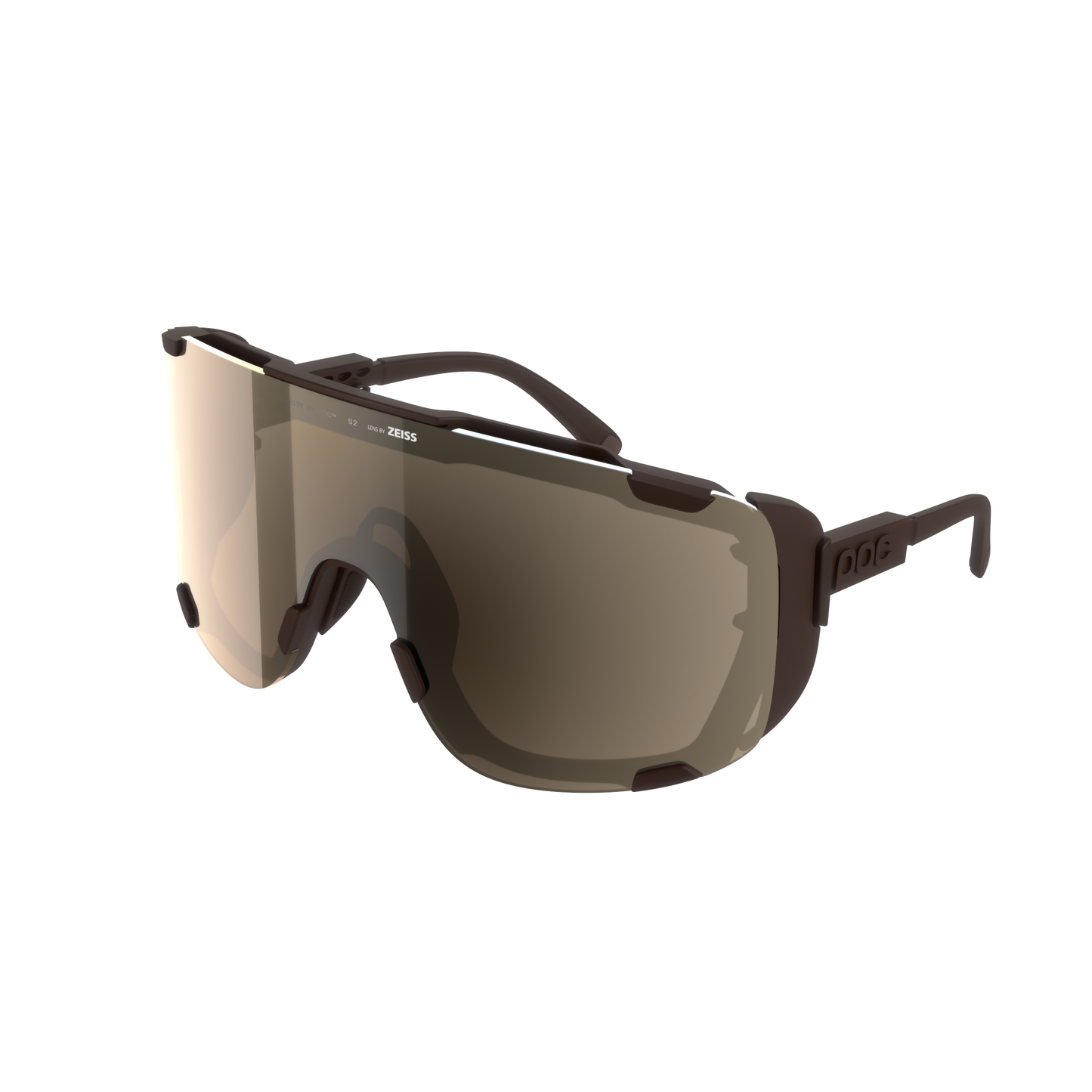 POC DEVOUR ULTRA + Pronssi lasit Clarity Trail Osittain aurinkoinen hopea linssi