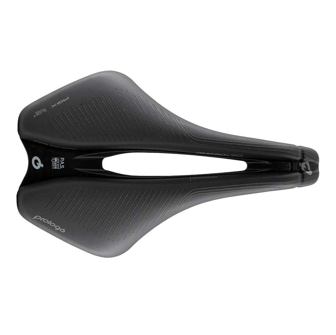 Satula PROLOGO DIMENSION AGX SPACE W/ SLIDE CONTROL Rails Tirox Musta