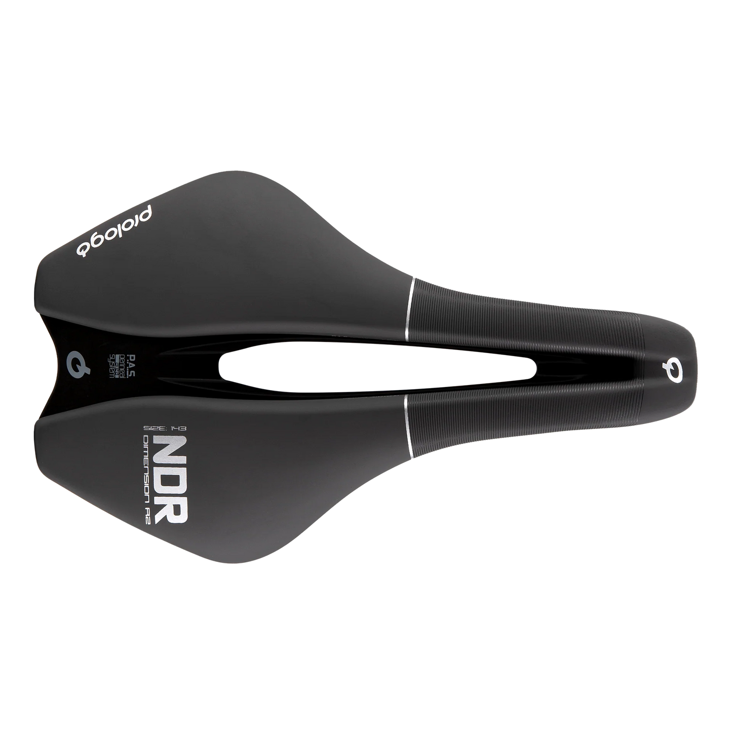 Satula PROLOGO DIMENSION R2 NDR 143mm kiskot Nack Musta