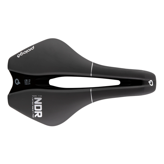 Satula PROLOGO DIMENSION R2 NDR 143mm kiskot Nack Musta