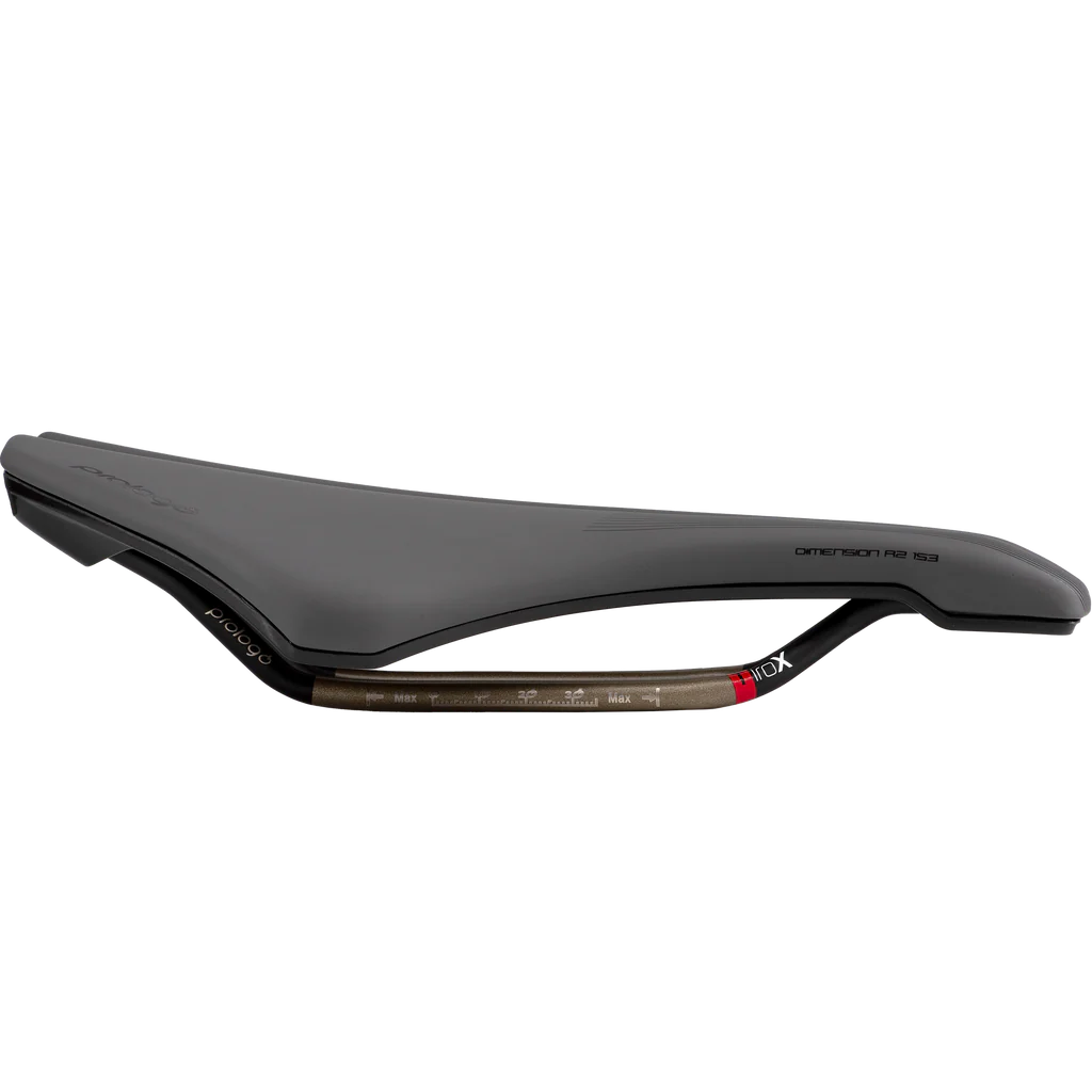 PROLOGO DIMENSION R2 153mm Satula Tirox Rails Musta