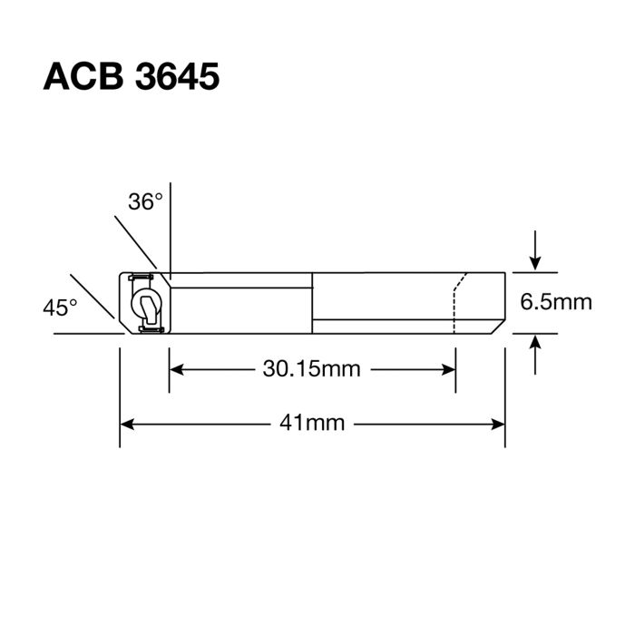 ENDURO BEARINGS 440c ruostumattomasta teräksestä valmistettu jakopää - 30.2x41x6.5 (36x45°) ACB