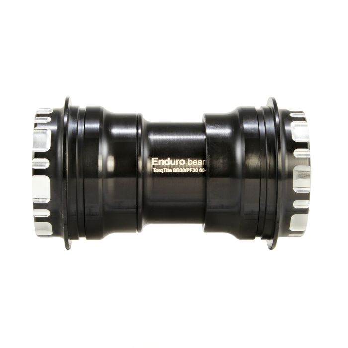 ENDURO BEARINGS TorqTite PF30 alatukivarsi 24mm akseli Ruostumattomasta teräksestä valmistetut laakerit Musta