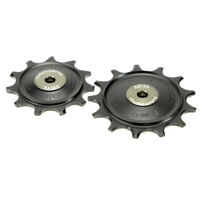 ENDURO BEARINGS vaihteen ripustimen hihnapyörät - XD-15 - Shimano GRX - 11s 1X - Musta