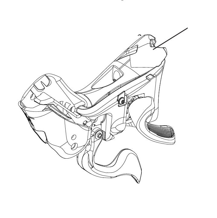 INDEKSOINTI LOHKO VASEN CAMPAGNOLO EKAR 13V LEVY ILMAN MASTER CYCLINDRE